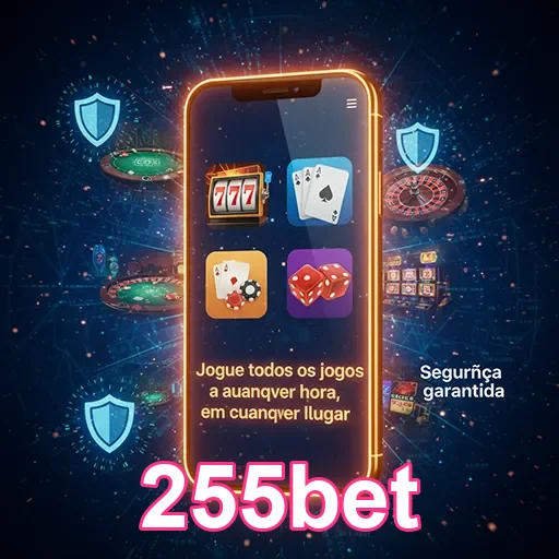 Tela do app 255bet com jogos populares na palma da mão