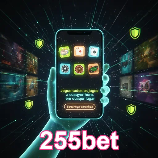 Usuário jogando com facilidade no app 255bet no celular